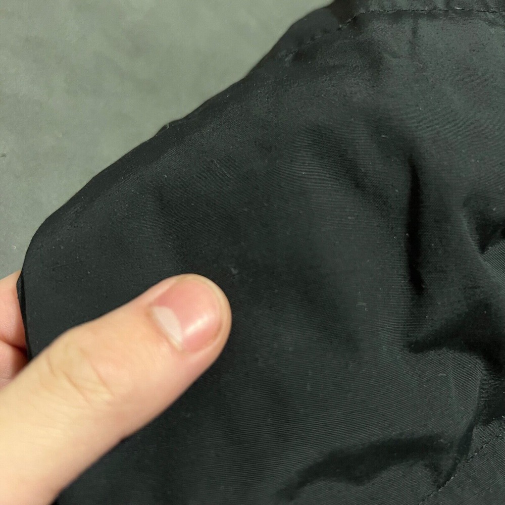 Lululemon Chilly Bomber Size 6 Goose Down Black Puffer‎ Zip Up Jacket - Picture 8 of 13